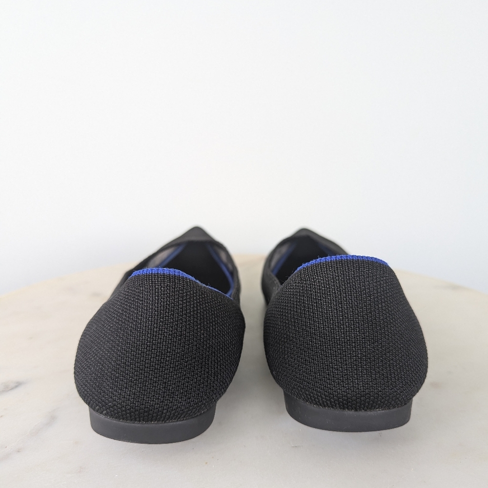 Rothy's Classic Black Pointed Toe Flats - Picture 8 of 11